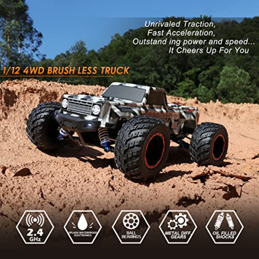 4X4 off-road RC monster truck  - Rc Hobby Grade Monster Truck 评论和价格