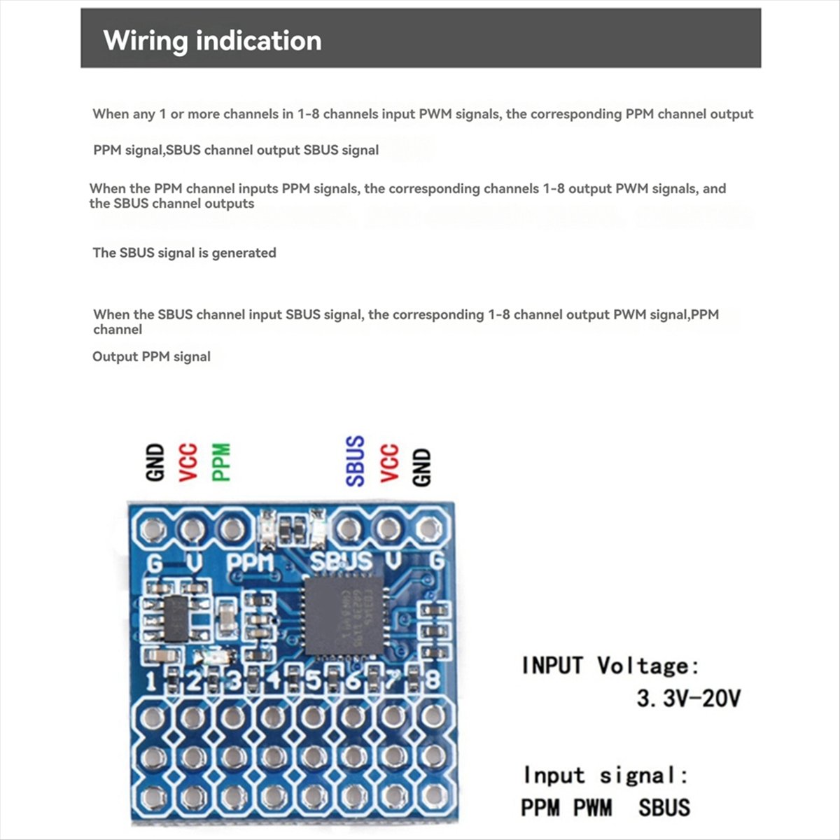 A99X SPP-SBUS 8CH Converter fo - Receiver Sbus 8Ch 评论和价格