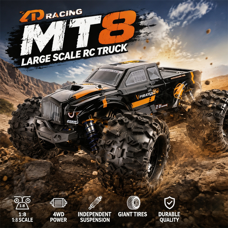 New ZD Racing MT8 RC Monster T - Rc Hobby Grade Monster Truck 评论和价格