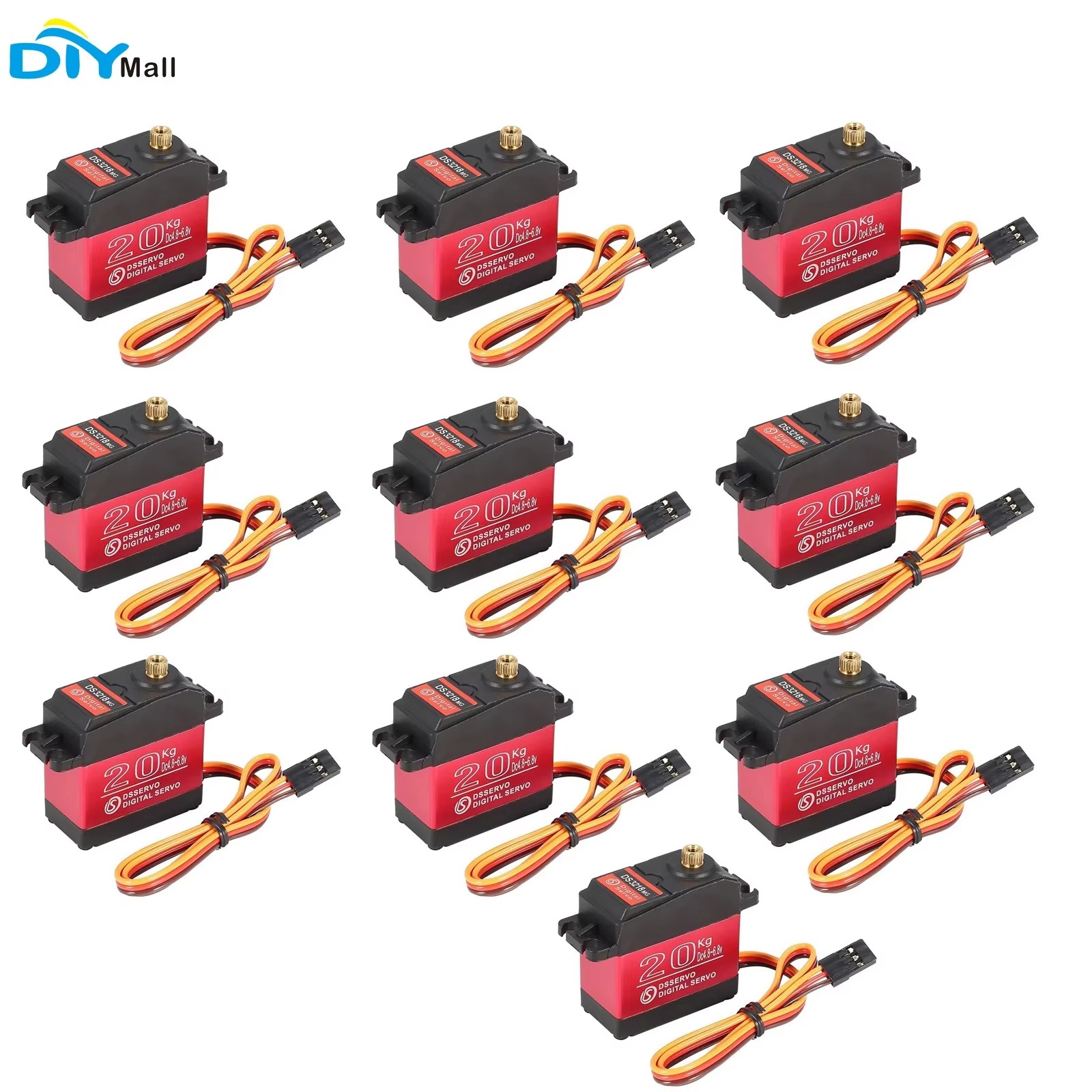 10PCS DS3218 20KG Digital Serv - Rc Hobby Shops 评论和价格