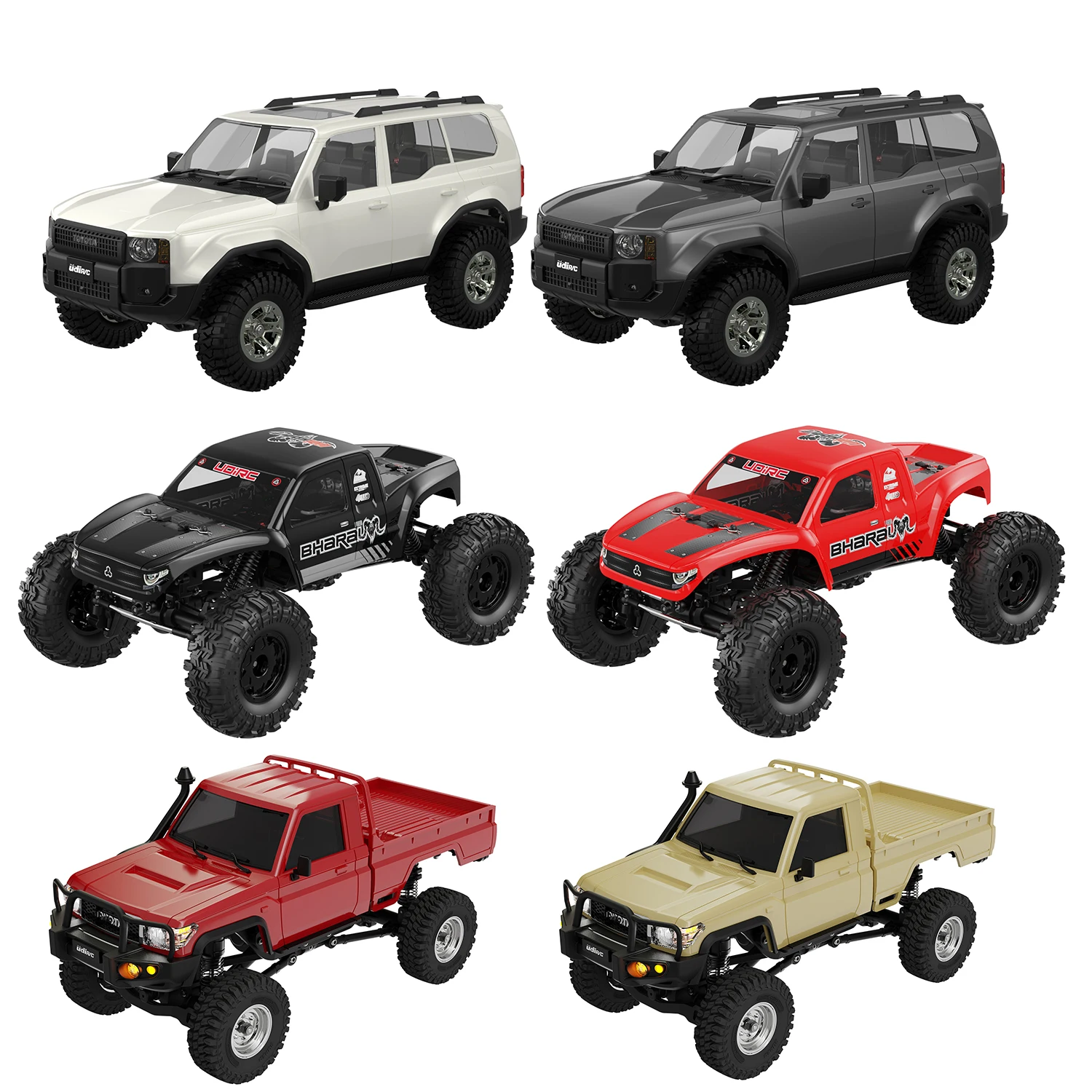 UDIRC 1/18 1/24 Scale Rock Cra - Rc Hobby Grade Truck 评论和价格